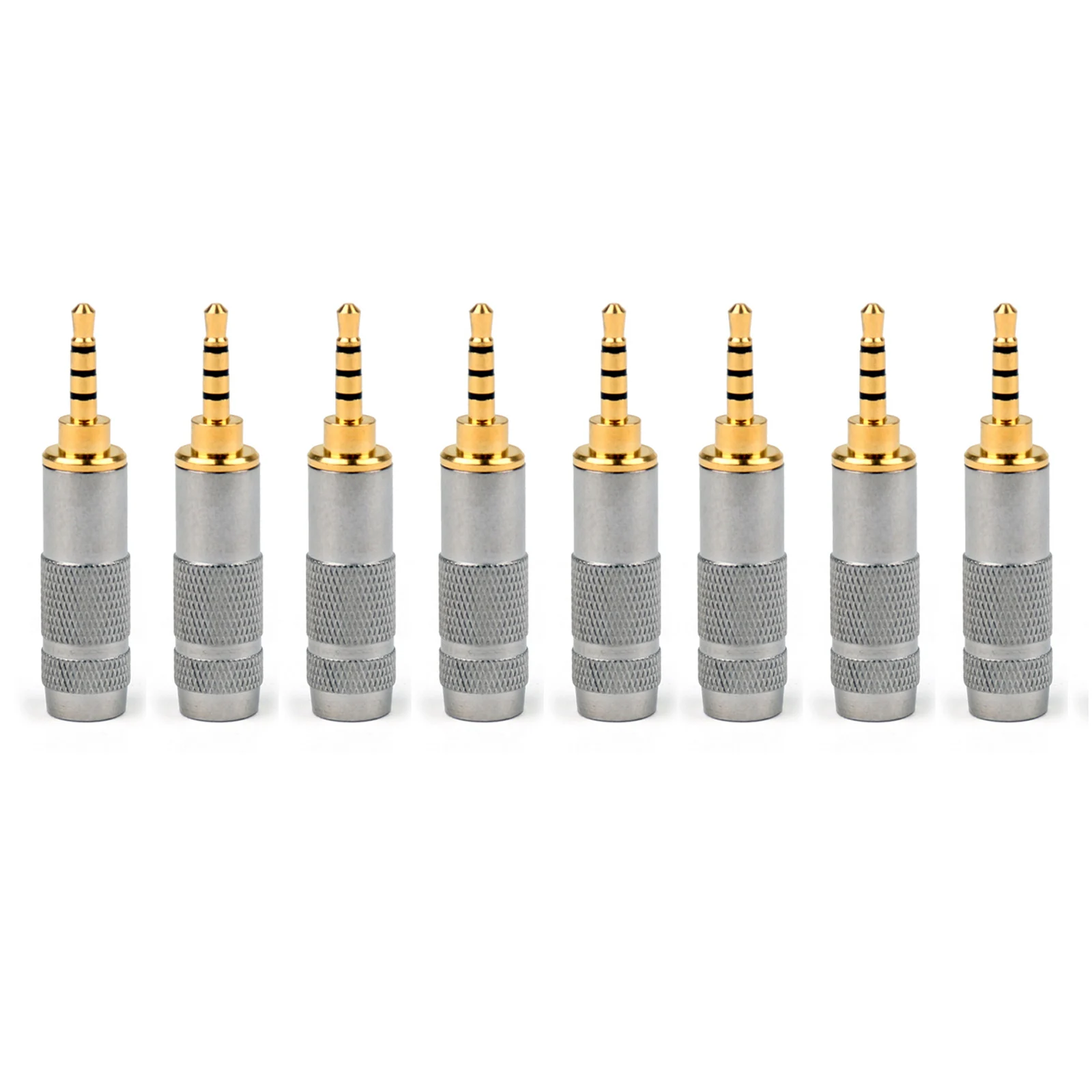 2 шт./8 шт., штекеры для наушников 2,5 мм 
2 шт./8 шт., штекеры для наушников 2,5 мм