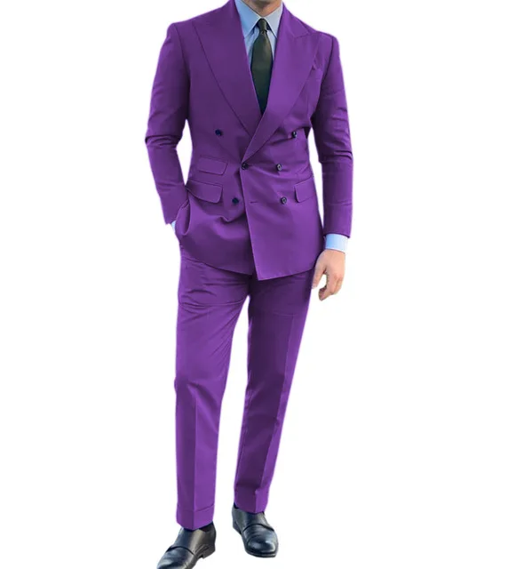 Classic Double Breasted Design Blazer Pants Formal Suits Wedding Bridegroom Slim Fit Tuxedos Prom Party Dress ternos masculino
Classic Double Breasted Design Blazer Pants Formal Suits Wedding Bridegroom Slim Fit Tuxedos Prom Party Dress ternos masculino
