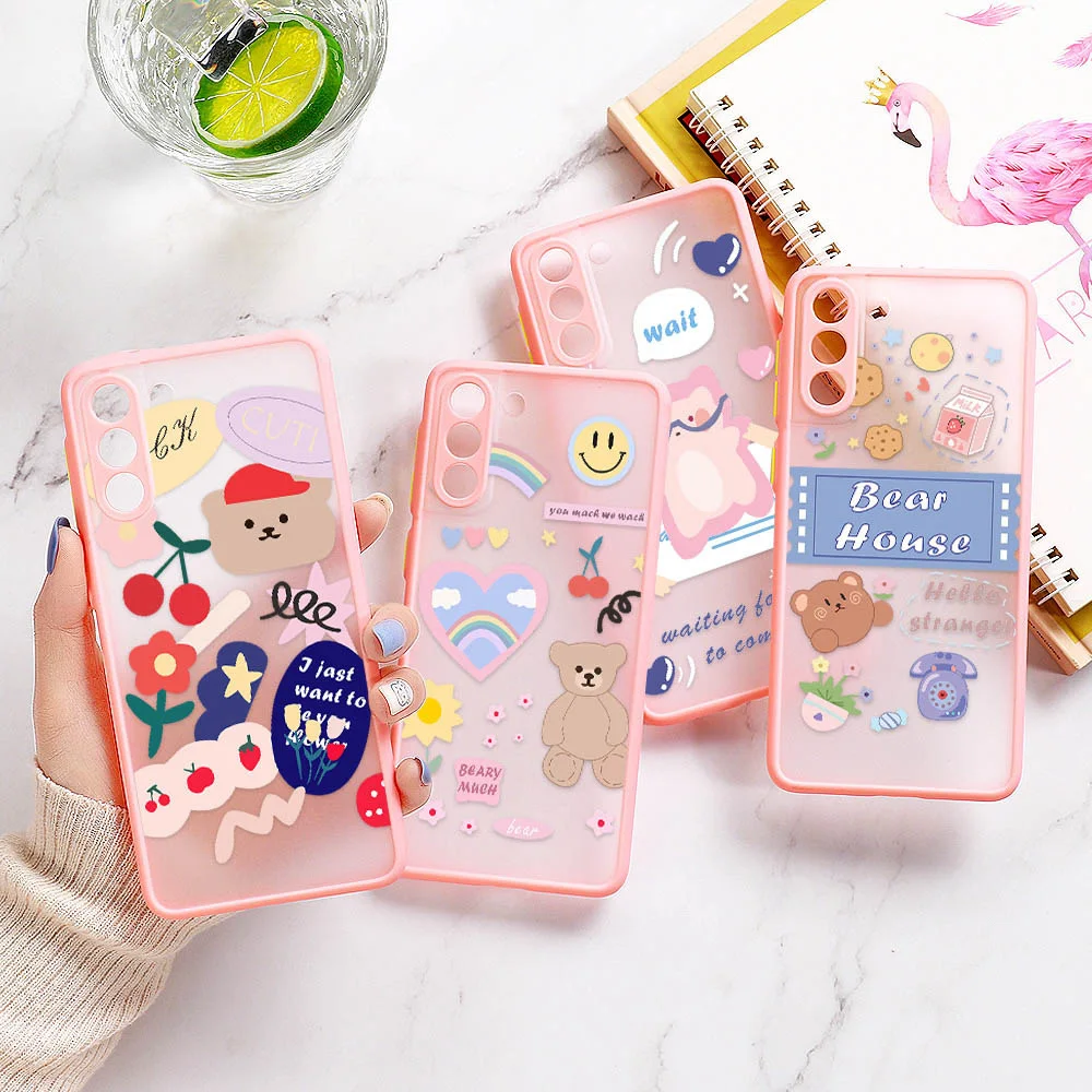 Smile Case For Samsung Galaxy S21 Ultra Case Luxury Hard Transparent Funda Samsung A52 A72 A32 A12 A21S S20 FE Plus A 52 Covers
Smile Case For Samsung Galaxy S21 Ultra Case Luxury Hard Transparent Funda Samsung A52 A72 A32 A12 A21S S20 FE Plus A 52 Covers