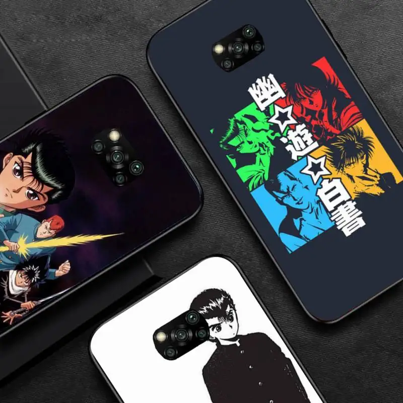 YuYu Hakusho Manga Anime Cartoon Phone Case Black Color For Xiaomi 11 10 lite 10t Pro Redmi Note 7 8 9 10 9t 9a Cover Coque
YuYu Hakusho Manga Anime Cartoon Phone Case Black Color For Xiaomi 11 10 lite 10t Pro Redmi Note 7 8 9 10 9t 9a Cover Coque