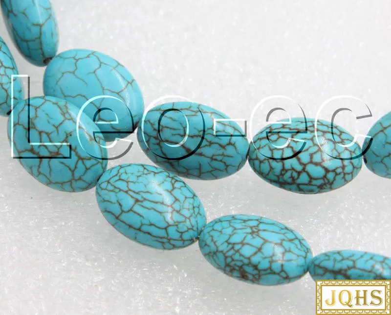 Natural 13X18mm oval Blue turquoises Loose Strand For Jewelry Making DIY 15" V1297 
Natural 13X18mm oval Blue turquoises Loose Strand For Jewelry Making DIY 15" V1297