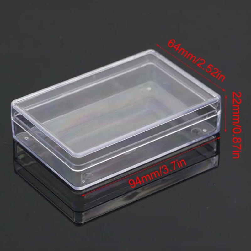 Rectangular Transparent Plastic Storage Case Playing Card Container Poker Cards Storage Box for Club Entertainment Venues
Rectangular Transparent Plastic Storage Case Playing Card Container Poker Cards Storage Box for Club Entertainment Venues