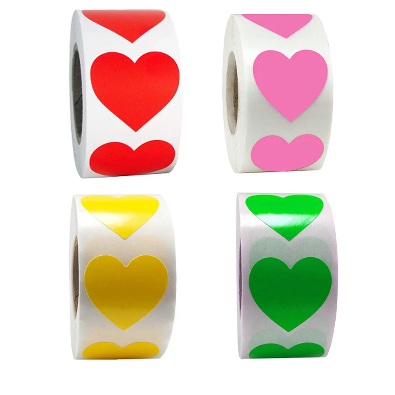 Heart-shaped stickers seal labels 500pcs/roll Labels stickers scrapbooking for Package and wedding decoration stationery sticker
Heart-shaped stickers seal labels 500pcs/roll Labels stickers scrapbooking for Package and wedding decoration stationery sticker