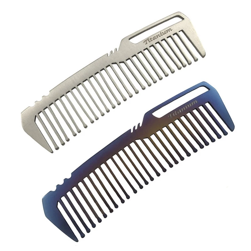 Mini Portable Titanium Alloy Comb EDC Super Light Hair Brush Outdoor Pocket Gadget Men Women Self-cleaning Tools
Mini Portable Titanium Alloy Comb EDC Super Light Hair Brush Outdoor Pocket Gadget Men Women Self-cleaning Tools