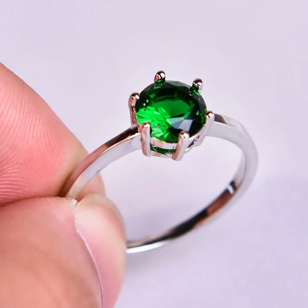 Classic Female Rainbow Crystal Stone Ring Cute Silver Color Thin Engagement Rings For Women Luxury Round Zircon Wedding Jewelry
Classic Female Rainbow Crystal Stone Ring Cute Silver Color Thin Engagement Rings For Women Luxury Round Zircon Wedding Jewelry