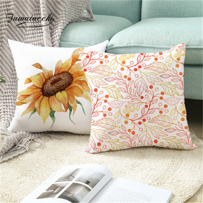 Fuwatacchi Flower Photo Cushion Cover Sunflower Leaves Printed Pillow Covers for Home Sofa Couch Decor Pillowcases
Fuwatacchi Flower Photo Cushion Cover Sunflower Leaves Printed Pillow Covers for Home Sofa Couch Decor Pillowcases