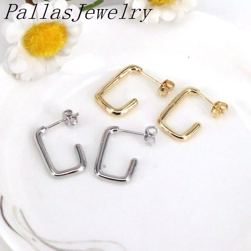 10pair Modern simple earring gold silver plated rectangle shape earrings Opening earring Jewelry For Women jewelry gift
10pair Modern simple earring gold silver plated rectangle shape earrings Opening earring Jewelry For Women jewelry gift