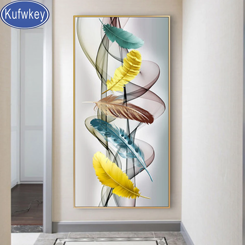 Minimalist home entrance diamond painting abstract feather diamond cross stitch light luxury vertical diamond embroidery
Minimalist home entrance diamond painting abstract feather diamond cross stitch light luxury vertical diamond embroidery