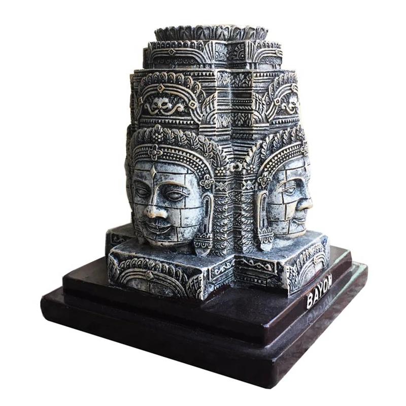 New Handmade Painted Cambodia Angkor Wat Khmer Smile Buddha Resin Crafts Creative Home Decortion Tourism Souvenir Gift
New Handmade Painted Cambodia Angkor Wat Khmer Smile Buddha Resin Crafts Creative Home Decortion Tourism Souvenir Gift