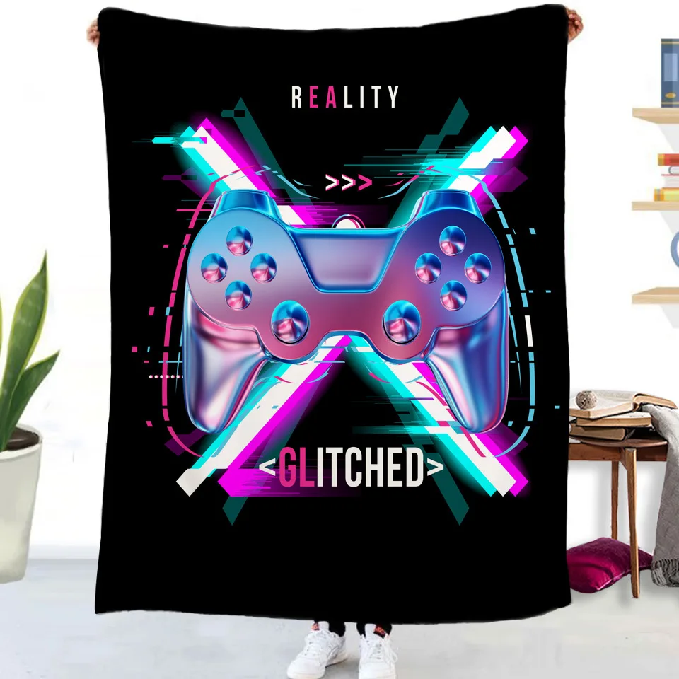 Gamer Gamepad Flannel Throw Blanket Bedspread Blankets and Soft Warm Sofa Cover for Couch Sofa Bed Chair 
Gamer Gamepad Flannel Throw Blanket Bedspread Blankets and Soft Warm Sofa Cover for Couch Sofa Bed Chair