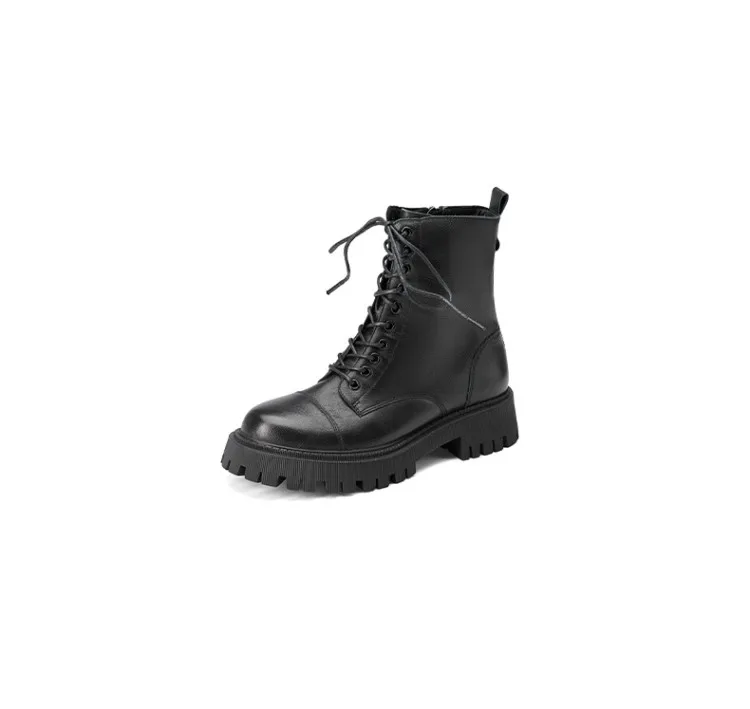 Women's Boots Leather Shoes Woman Martin Boots Ankle Winter Shoes Motorcycle Style Boot For Women Ladies Shoe Size 34-40
Women's Boots Leather Shoes Woman Martin Boots Ankle Winter Shoes Motorcycle Style Boot For Women Ladies Shoe Size 34-40