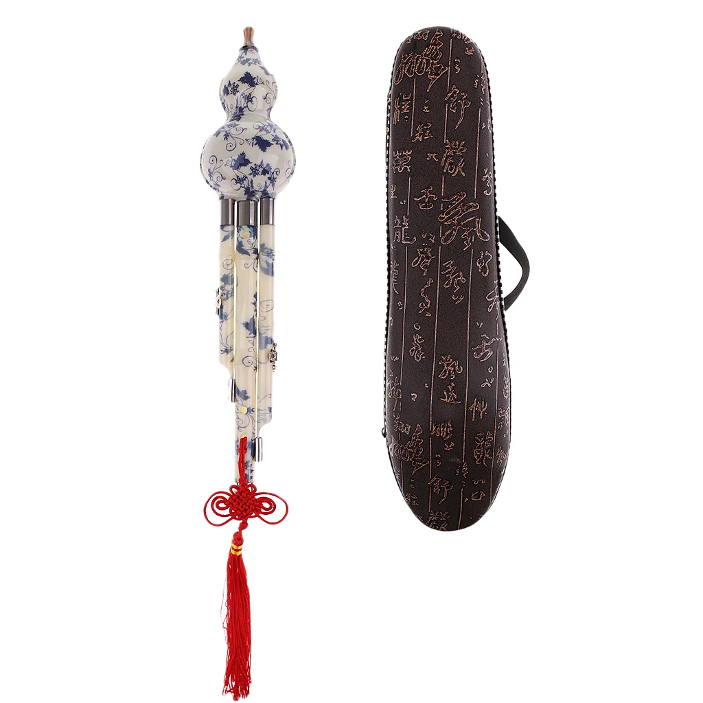 1 шт. китайский Хулуси тыквы кукурбит флейта этнический духовой инструмент с