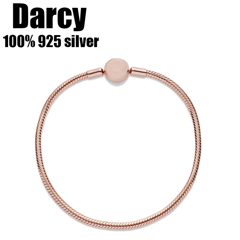 Luxury Original 100% 925 Sterling Silver pan bracelet Snake Chain Bracelet Bangle for Women Authentic Charm high quality Jewelry 
Luxury Original 100% 925 Sterling Silver pan bracelet Snake Chain Bracelet Bangle for Women Authentic Charm high quality Jewelry