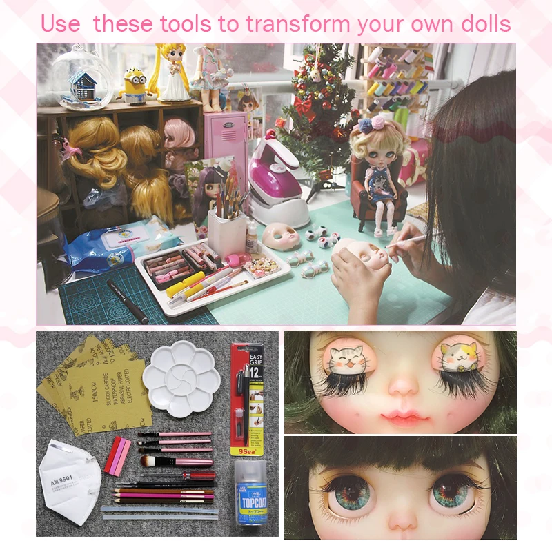 Blyth Doll BJD, Neo Blyth Doll Nude Customized Frosted Face Dolls Can Changed Makeup And Dress DIY, 1/6 Ball Jointed Dolls SNO9
Blyth Doll BJD, Neo Blyth Doll Nude Customized Frosted Face Dolls Can Changed Makeup And Dress DIY, 1/6 Ball Jointed Dolls SNO9
