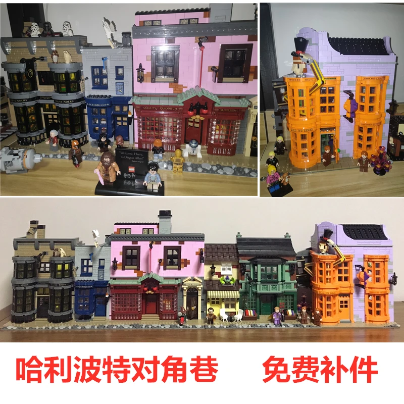5544pcs Diagoned Alley Building Blocks Kits Bricks Classic Movie Series Potter Model Kids DIY Toys For Children Gift 10217 75978
5544pcs Diagoned Alley Building Blocks Kits Bricks Classic Movie Series Potter Model Kids DIY Toys For Children Gift 10217 75978