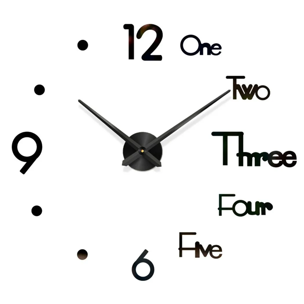 1*wall Clock Fashion Large Size 3D Mirror Surface DIY Wall Clock For Living Room -Brand New And High Quality
1*wall Clock Fashion Large Size 3D Mirror Surface DIY Wall Clock For Living Room -Brand New And High Quality