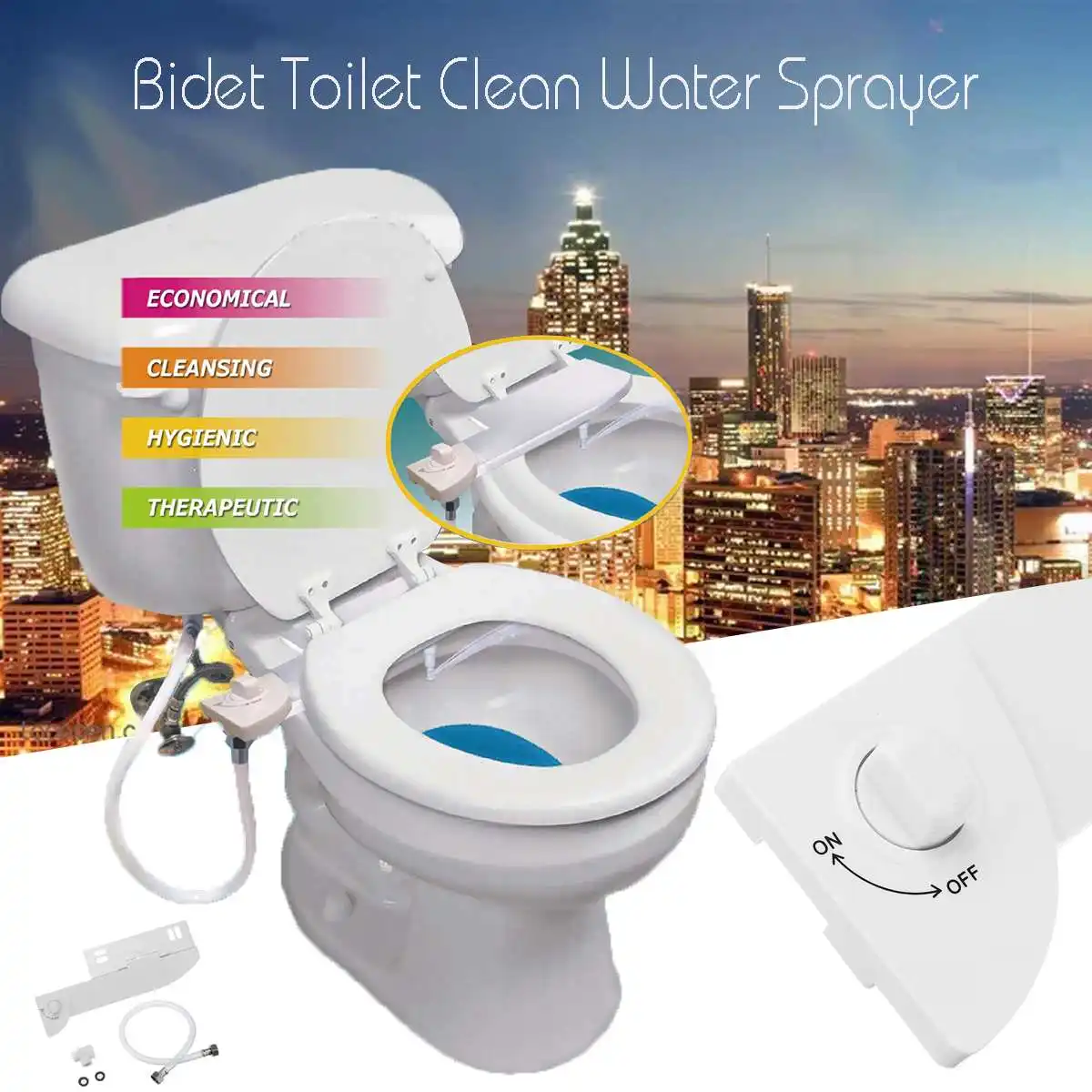 Non-electric Toilet Bidet Seat Water Self-Cleaning Nozzle-Fresh Water Bidet Sprayer Mechanical Bidet Accessories
Non-electric Toilet Bidet Seat Water Self-Cleaning Nozzle-Fresh Water Bidet Sprayer Mechanical Bidet Accessories