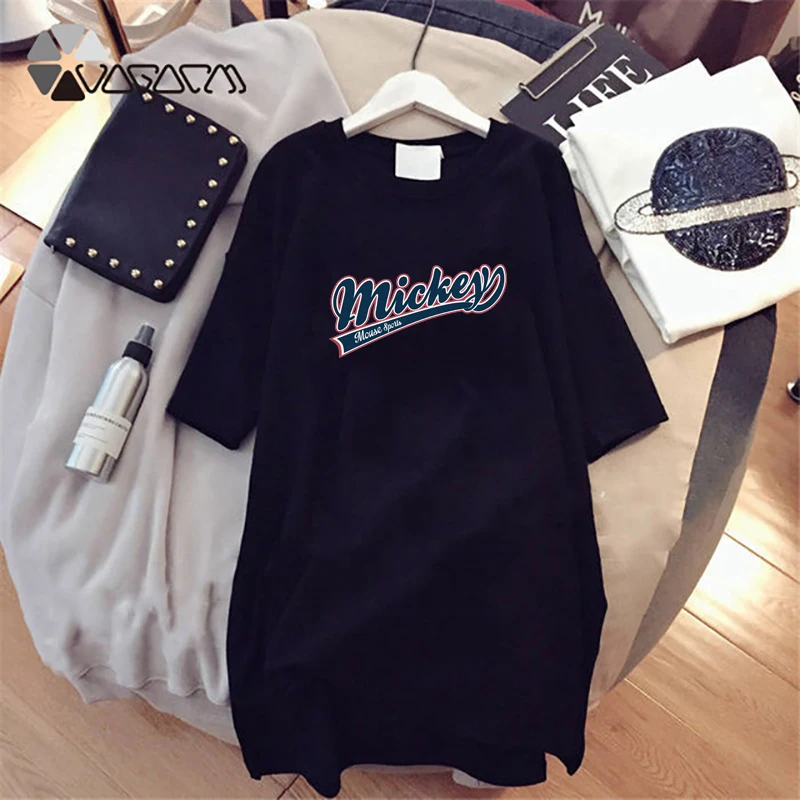 New Summer Fashion Women Dresses Mickey Mouse Letter Print Clothes Loose Women Clothes Cute Mini Dress Simple Casual
New Summer Fashion Women Dresses Mickey Mouse Letter Print Clothes Loose Women Clothes Cute Mini Dress Simple Casual