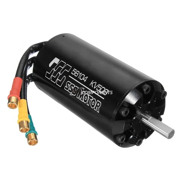SSS 56104/500KV 6 Poles Brushless Motor For RC Marine Boats Electric Surfboard W/O Water Cooling Per 1000R/min Rotating Speed
SSS 56104/500KV 6 Poles Brushless Motor For RC Marine Boats Electric Surfboard W/O Water Cooling Per 1000R/min Rotating Speed