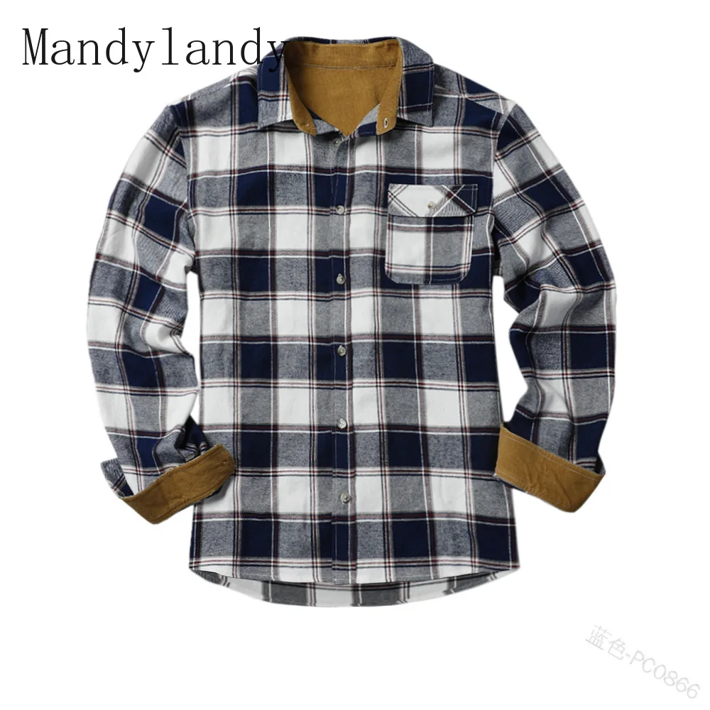 Пальто Mandylandy женское с длинным рукавом, однобортное пальто с отложным воротником, модная Осенняя клетчатая рубашка с прямым карманом
Пальто Mandylandy женское с длинным рукавом, однобортное пальто с отложным воротником, модная Осенняя клетчатая рубашка с прямым карманом