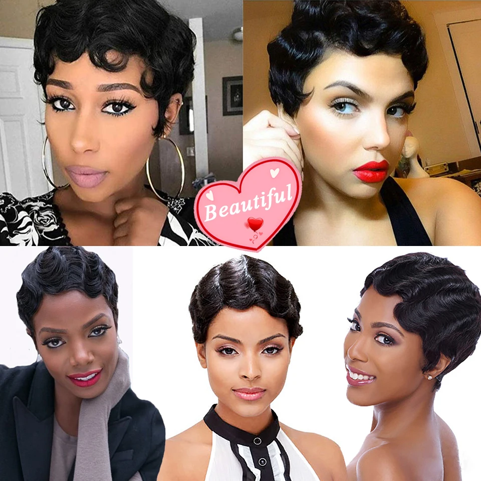 WTB Heat Resistant Synthetic Short Curly Pink Cute Wig for Red Finger Waves Women's African Afro Short Hair Wig
WTB Heat Resistant Synthetic Short Curly Pink Cute Wig for Red Finger Waves Women's African Afro Short Hair Wig