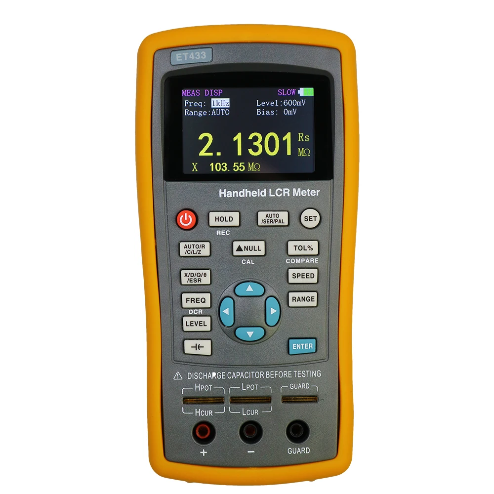 ET430 ET431 ET432 ET433 Digital Multimeter LCR Meter Tester Tool Kit for Inductance Capacitance Resistance LCD Measuring Meter
ET430 ET431 ET432 ET433 Digital Multimeter LCR Meter Tester Tool Kit for Inductance Capacitance Resistance LCD Measuring Meter
