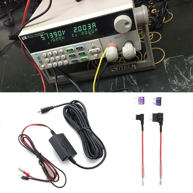 Universal Hardwire Fuse Box, Driving Recorder Wiring Kit, With Micro USB Male To Mini Female Adapter Cable
Universal Hardwire Fuse Box, Driving Recorder Wiring Kit, With Micro USB Male To Mini Female Adapter Cable