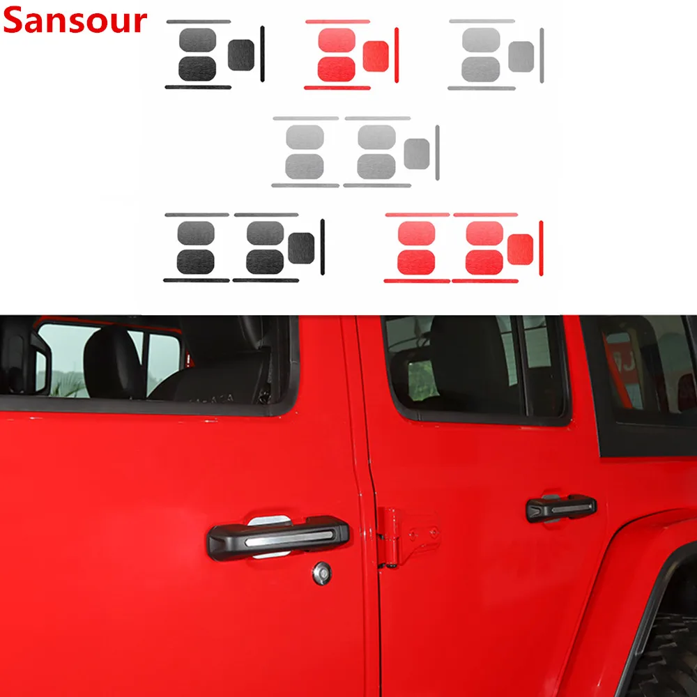 Накладка на дверную ручку автомобиля Sansour, декоративная накладка на заднюю дверную ручку, наклейки для Jeep Wrangler JL 2018 Up, автомобильные аксессу...
Накладка на дверную ручку автомобиля Sansour, декоративная накладка на заднюю дверную ручку, наклейки для Jeep Wrangler JL 2018 Up, автомобильные аксессу...
