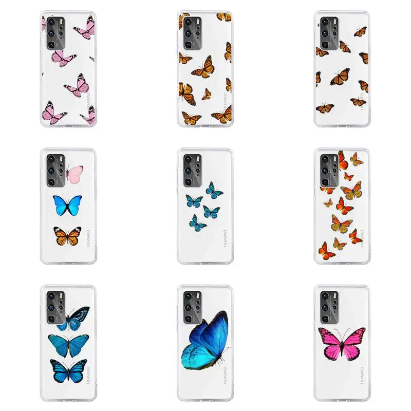 Butterfly Phone Case For Huawei P40 P30 P20 Mate Honor 10i 30 20 i 10 40 8x 9x Pro Lite Transparent Cover
Butterfly Phone Case For Huawei P40 P30 P20 Mate Honor 10i 30 20 i 10 40 8x 9x Pro Lite Transparent Cover