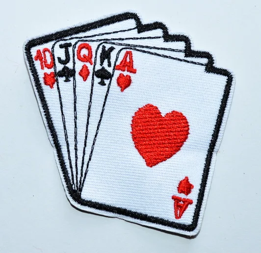 (5 шт.) ACE OF SPADES карты казино AKQ ROYAL FLUSH покер SEW SOW IRON ON BADGE (около 6,6*6,4 см)
(5 шт.) ACE OF SPADES карты казино AKQ ROYAL FLUSH покер SEW SOW IRON ON BADGE (около 6,6*6,4 см)