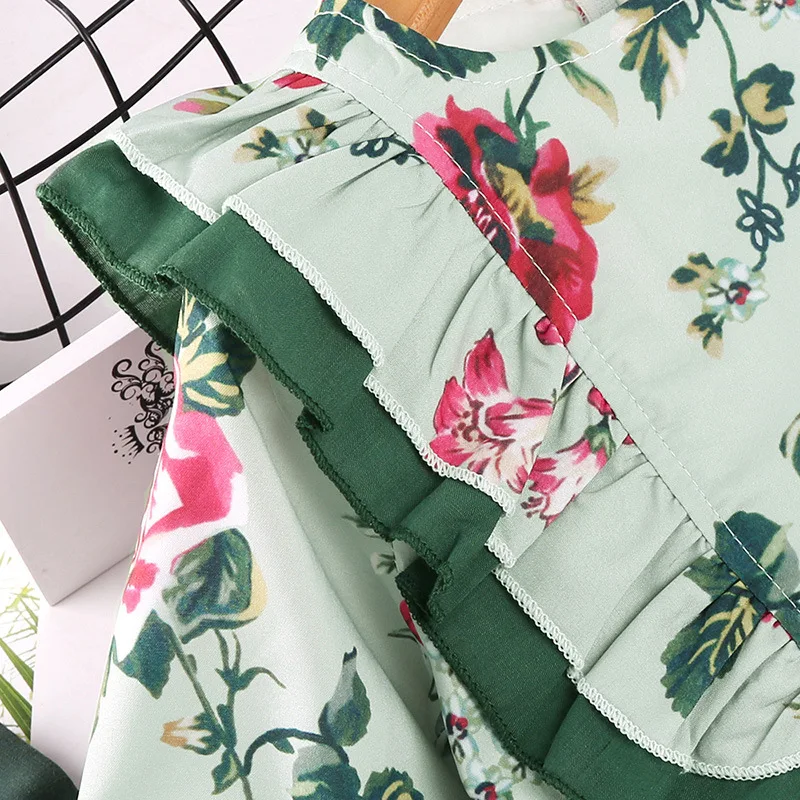 Girl's Long Sleeve Casual Fashion Flowers Print Korean Style Spring Autumn Dresses Casual Princess Dresses
Girl's Long Sleeve Casual Fashion Flowers Print Korean Style Spring Autumn Dresses Casual Princess Dresses
