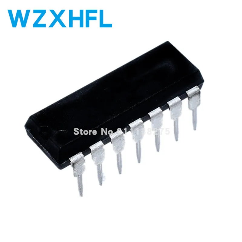 10 шт./лот CD4093BE CD4093 HEF4093/HCF4093 DIP-14 4093BE Schmitt trigger IC | Электронные компоненты и