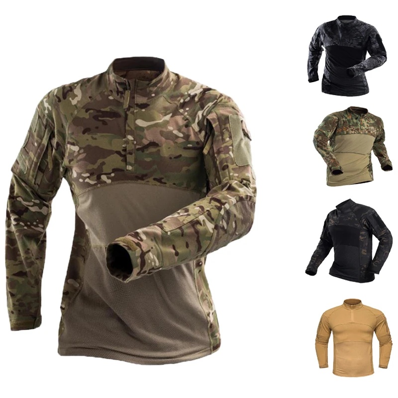Men's Multicam Camouflage Tactical Shirt Military Army Combat Shirt Camo Male Long Sleeve Quick Dry Outdoor Hiking Hunting Shirt
Men's Multicam Camouflage Tactical Shirt Military Army Combat Shirt Camo Male Long Sleeve Quick Dry Outdoor Hiking Hunting Shirt