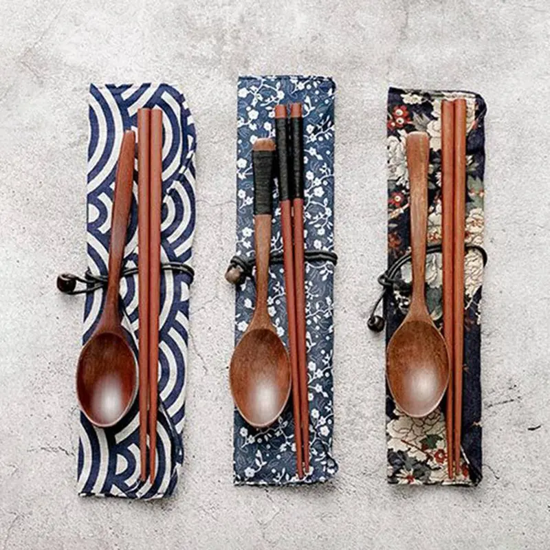 Vintage Japanese Chopsticks Environmentally Friendly Portable Wooden Cutlery Sets Wooden Chopsticks Spoons Bag Travel Suit Waves
Vintage Japanese Chopsticks Environmentally Friendly Portable Wooden Cutlery Sets Wooden Chopsticks Spoons Bag Travel Suit Waves