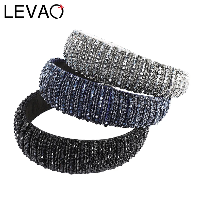 LEVAO Rhinestone Headband Wide Size Hair Band Bezel Turban Baroque New Women Hairbands Girls Accessories Head Hoop Hair Jewelry
LEVAO Rhinestone Headband Wide Size Hair Band Bezel Turban Baroque New Women Hairbands Girls Accessories Head Hoop Hair Jewelry