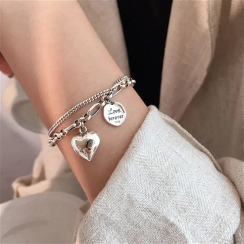 Love Heart Bracelet for Women Men Tag Bracelet Best Valentine's Day Gifts Jewelry Wholesale
Love Heart Bracelet for Women Men Tag Bracelet Best Valentine's Day Gifts Jewelry Wholesale