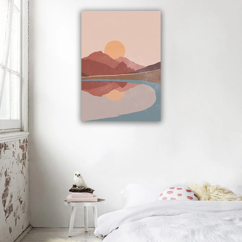 Abstract Landscape Sun and Mountain Scene Boho Canvas Prints Painting Wall Art Pictures Posters for Living Room Home Decoration
Abstract Landscape Sun and Mountain Scene Boho Canvas Prints Painting Wall Art Pictures Posters for Living Room Home Decoration