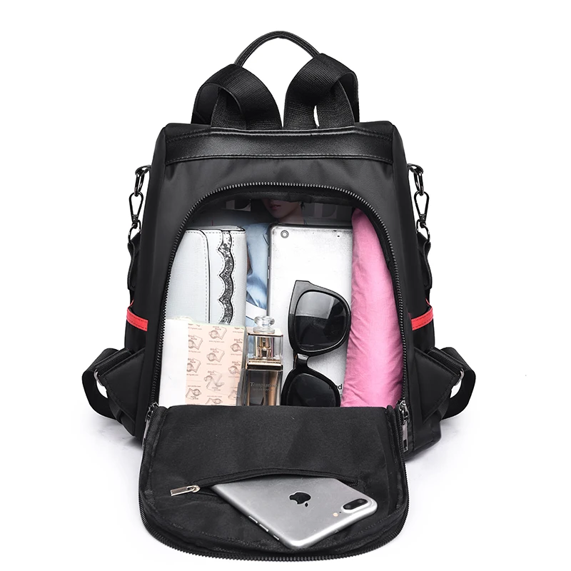 Black Casual Travel Rucksack 2021 Trend Women Oxford Cloth Backpack Simple Young Student Large Capacity Mochila Satchel Shoulder
Black Casual Travel Rucksack 2021 Trend Women Oxford Cloth Backpack Simple Young Student Large Capacity Mochila Satchel Shoulder