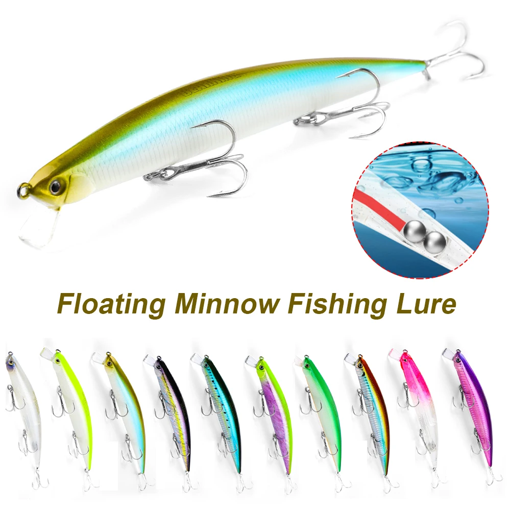 Fishing Lure Ultra-Long Casting Topwater Floating Minnow Professional Fishing Baits 175Mm Minnow Artificial Bait Fishing Goods
Fishing Lure Ultra-Long Casting Topwater Floating Minnow Professional Fishing Baits 175Mm Minnow Artificial Bait Fishing Goods