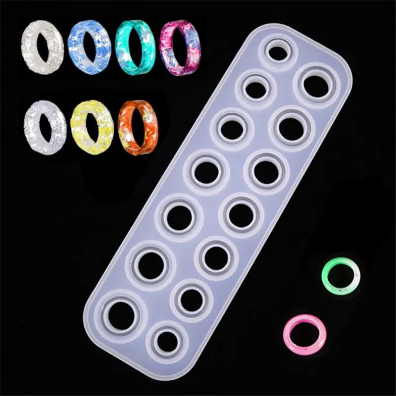 Crystal 6/14 Hole Rings Mold DIY Craft Making Ring Jewelry Silicone Epoxy Resin Mold For Pendant Jewelry Making
Crystal 6/14 Hole Rings Mold DIY Craft Making Ring Jewelry Silicone Epoxy Resin Mold For Pendant Jewelry Making