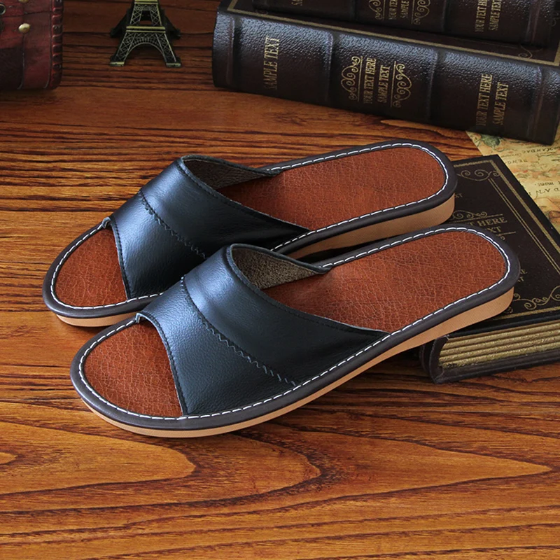 Genuine leather slippers unisex indoor home shoes women flat 2020 Classic sewing house slippers woman leather shoes
Genuine leather slippers unisex indoor home shoes women flat 2020 Classic sewing house slippers woman leather shoes
