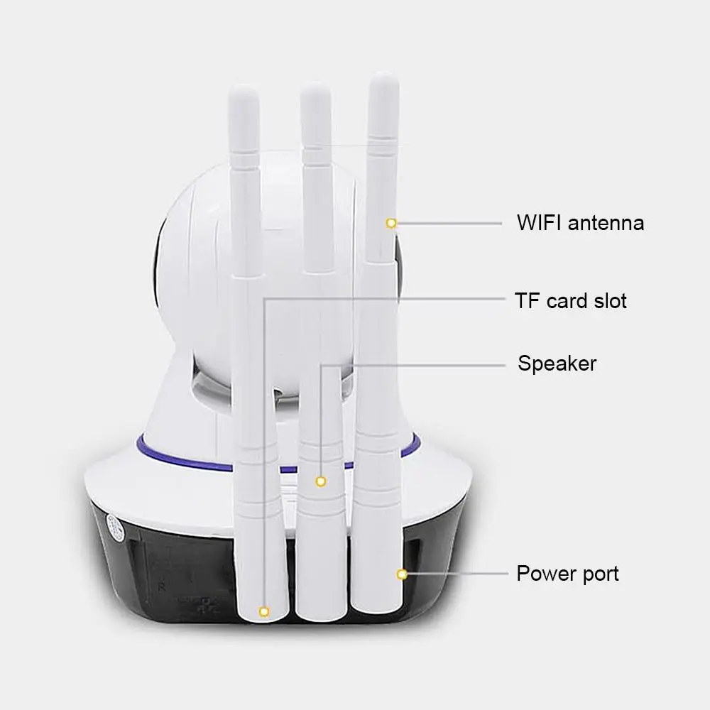 Icy WI-FI камера видеонаблюдения Беспроводная панорамная WIFI 1080P умный дом Облачная