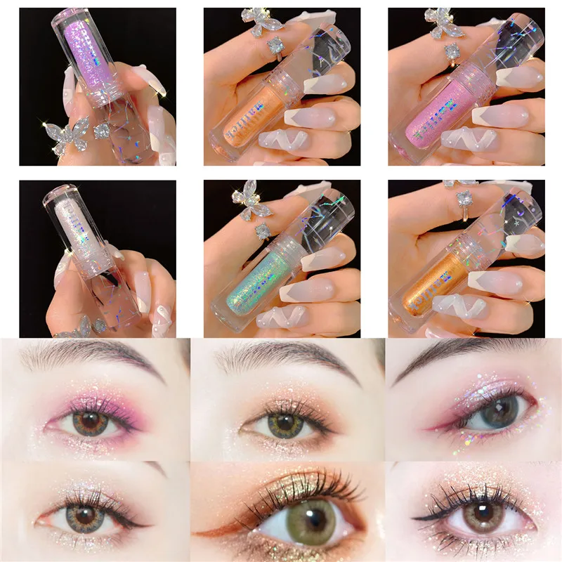 MAFFICK 1pc Liquid Glitter Eyeshadow Palette Shiny EyeShadow Matte Eye Shadow MakeUp Shimmer and Diamond Portable Eye Cosmetics
MAFFICK 1pc Liquid Glitter Eyeshadow Palette Shiny EyeShadow Matte Eye Shadow MakeUp Shimmer and Diamond Portable Eye Cosmetics