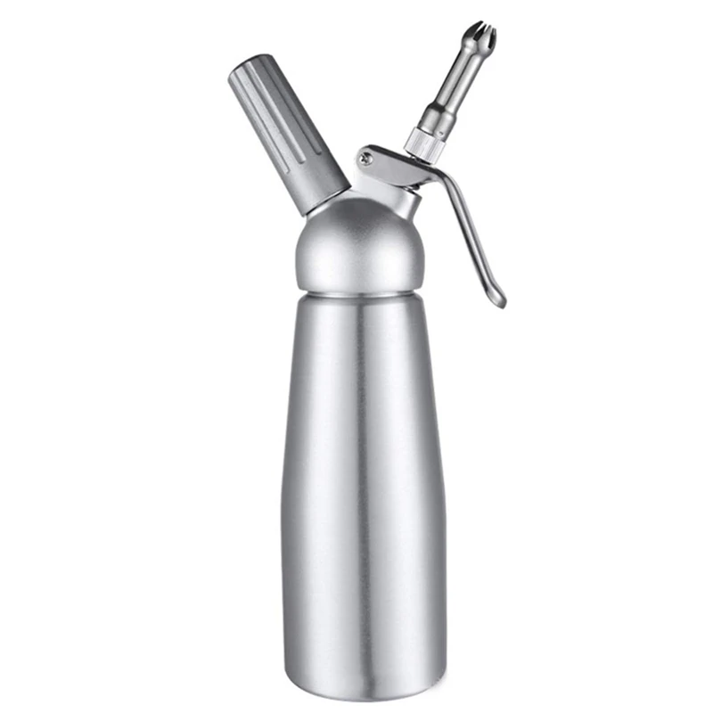 Professional Whipped Cream Dispenser Stainless Steel 500ML Capacity Canister Homemade Whipped Cream Maker
Professional Whipped Cream Dispenser Stainless Steel 500ML Capacity Canister Homemade Whipped Cream Maker