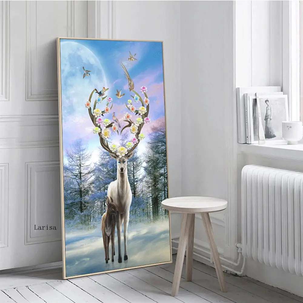 Elk Animals Canvas Painting Art Poster and Prints Wall Art Pictures for Living Room Kids Room Aisle Decorative Cuadros
Elk Animals Canvas Painting Art Poster and Prints Wall Art Pictures for Living Room Kids Room Aisle Decorative Cuadros