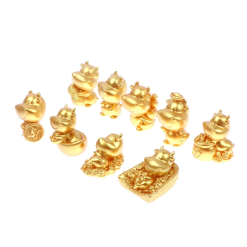 1 Piece Cute Golden Small Statue Bull Cow DIY Handicraft Figurine FigureLittle Figurine Resin Crafts Figure Ornament Miniatures
1 Piece Cute Golden Small Statue Bull Cow DIY Handicraft Figurine FigureLittle Figurine Resin Crafts Figure Ornament Miniatures