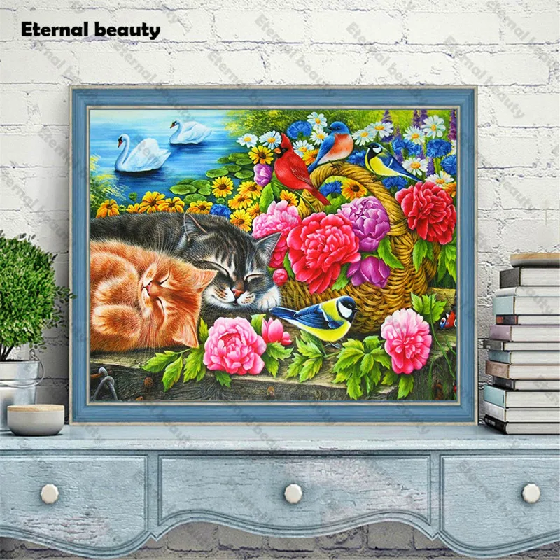 Full Diamond Painting Animal Cross Stitch Kits Diamond Embroidery Cat Wall Art Paintings Rhinestones Mosaic Handmade Home Decor
Full Diamond Painting Animal Cross Stitch Kits Diamond Embroidery Cat Wall Art Paintings Rhinestones Mosaic Handmade Home Decor