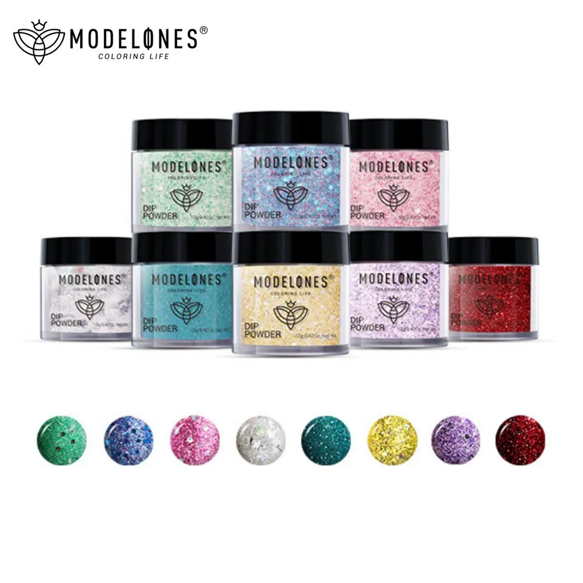 Modelones 8pcs 12g Dipping Powder Frosted Colorful Acrylic Nail Art Pigment Glitters Decorations Natural Dry Manicure Nail Art
Modelones 8pcs 12g Dipping Powder Frosted Colorful Acrylic Nail Art Pigment Glitters Decorations Natural Dry Manicure Nail Art
