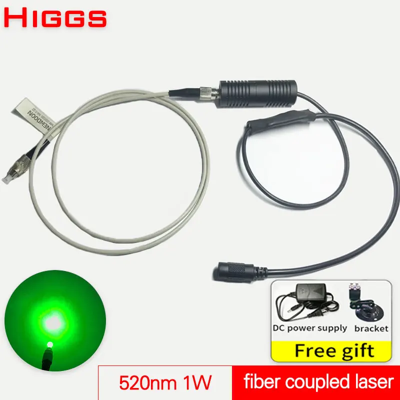 520nm 1W Green light fiber coupled laser coupling module Heat Dissipation Structure Single and multi-mode customizable
520nm 1W Green light fiber coupled laser coupling module Heat Dissipation Structure Single and multi-mode customizable