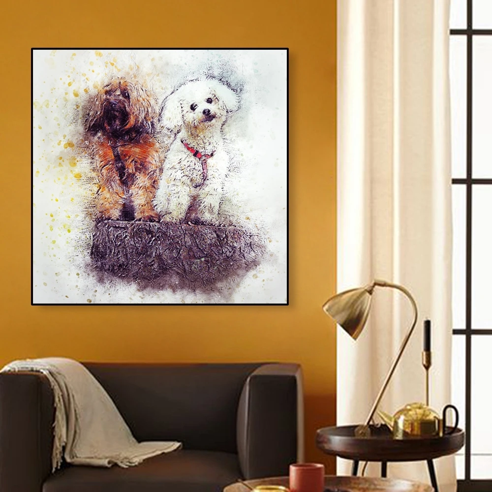 Watercolor Dog Splash Artwork Wall Art Canvas Painting Poster For Home Decor Posters And Prints Unframed Decorative Pictures 
Watercolor Dog Splash Artwork Wall Art Canvas Painting Poster For Home Decor Posters And Prints Unframed Decorative Pictures